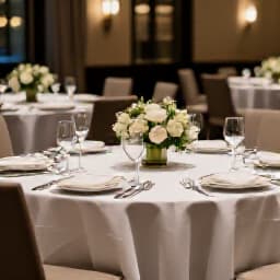 Romantic anniversary celebration in an intimate event venue in San Francisco. A couple is enjoying a private dinner, showcasing the elegant ambiance and fine dining experience.