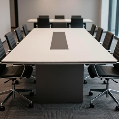 Professional corporate event setup in San Francisco with a modern meeting space, audiovisual equipment, and tailored catering. An ideal venue for business gatherings, presentations, and corporate dinners.