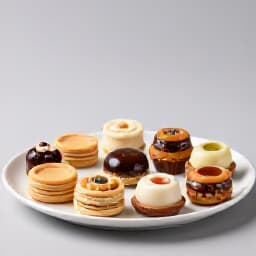 Diverse House-Made Pastries for San Francisco Events. An assortment of authentic Russian, Armenian, and Mediterranean sweets, showcasing Beluga Restaurant
