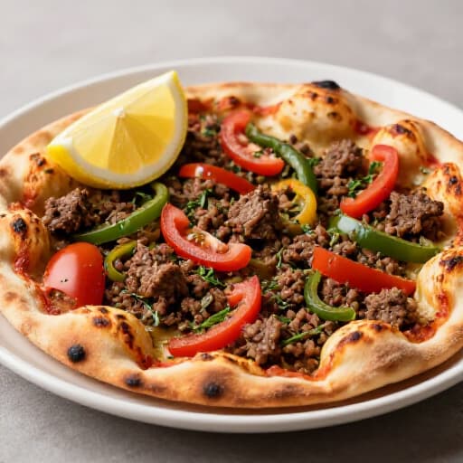 Platter of traditional Armenian dishes including Khorovats, Dolma, and Lahmajoun. A colorful spread of famous Armenian food recommendations, showcasing the rich culinary heritage.