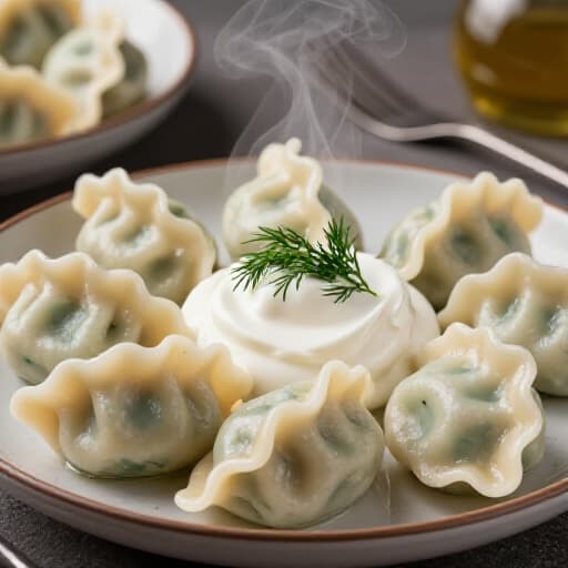 Authentic Russian Borscht, Pelmeni, and Medovik in San Francisco. A culinary spread featuring a bowl of vibrant red borscht, a plate of savory pelmeni dumplings, and a slice of delicate honey cake, showcasing the diverse and rich flavors of traditional Russian cuisine.