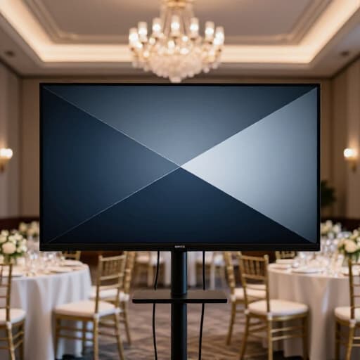 Modern corporate meeting venue in San Francisco equipped with advanced AV equipment for presentations and conferences.