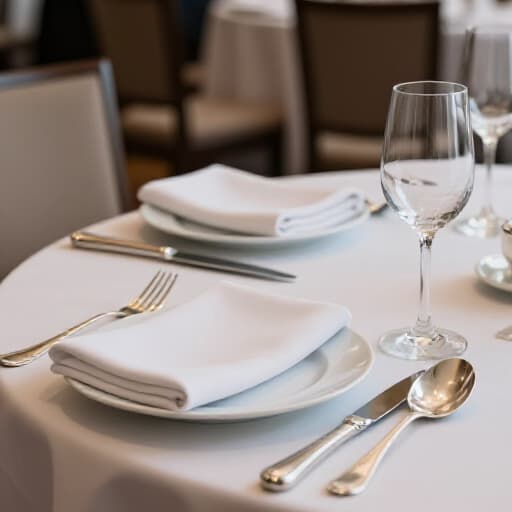 Elegant Private Event Setup at Beluga Banquet Hall. A beautifully decorated banquet hall set for a private event in San Francisco, featuring dining tables with floral centerpieces, sophisticated lighting, and an inviting atmosphere perfect for celebrations.