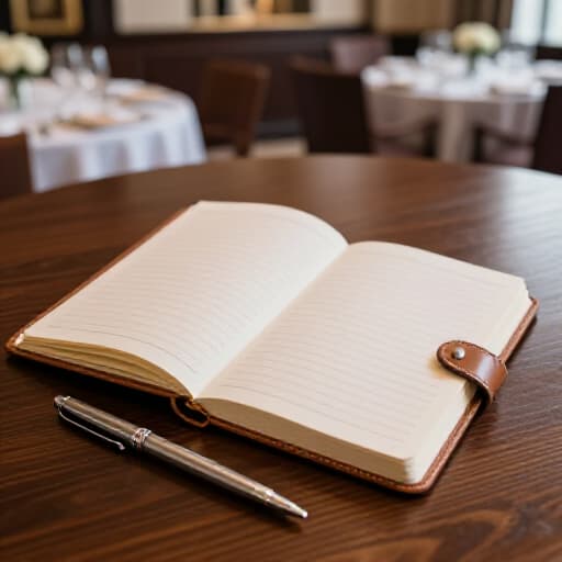 Event planning and coordination team discussing event details at Beluga Banquet Hall in San Francisco. A professional event planner is consulting with a client, showing elegance and attention to detail in event management.