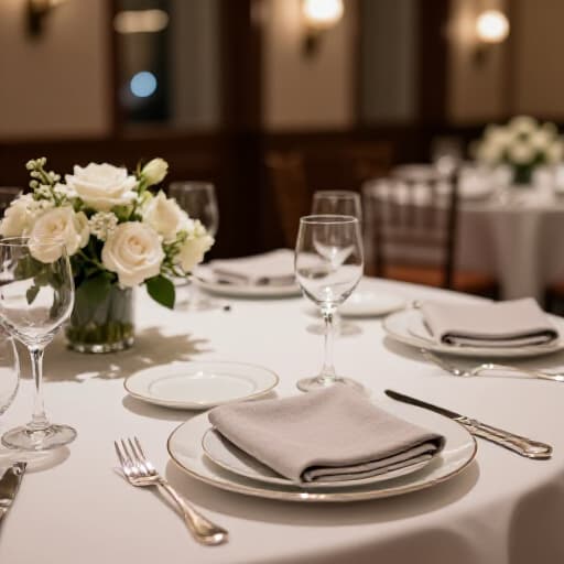 Graduation party celebration at Beluga Banquet Hall in San Francisco with decorated tables and happy guests.