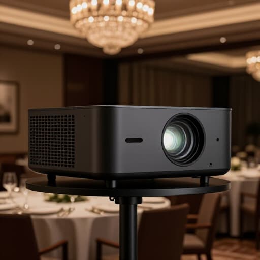 Integrated AV solutions and specialty decor at an elegant event in San Francisco.