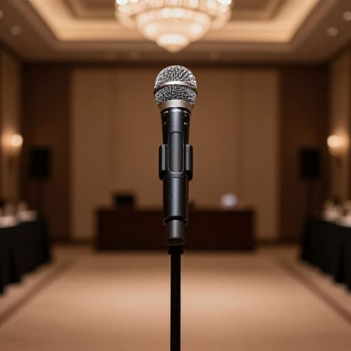 Captivating Live Entertainment at a San Francisco Event. A live band performs on stage with guests enjoying the music in an elegantly lit banquet hall, showcasing a vibrant event atmosphere in San Francisco.