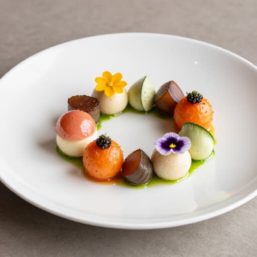 Personalized Catering San Francisco. A beautifully arranged custom banquet menu featuring exquisite dishes for a special event, showcasing Beluga Restaurant & Banquet Hall