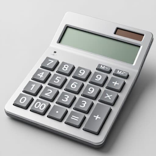Table with a calculator, notebook, and pen, symbolizing event budgeting and financial planning for private events in San Francisco. A modern and organized approach to managing private event venue costs and expenses.