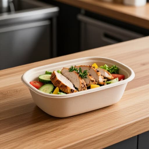 Restaurant takeout and delivery service in San Francisco showcasing a delicious meal ready for pickup. Authentic Russian, Armenian, and Mediterranean cuisine prepared for off-premises enjoyment.