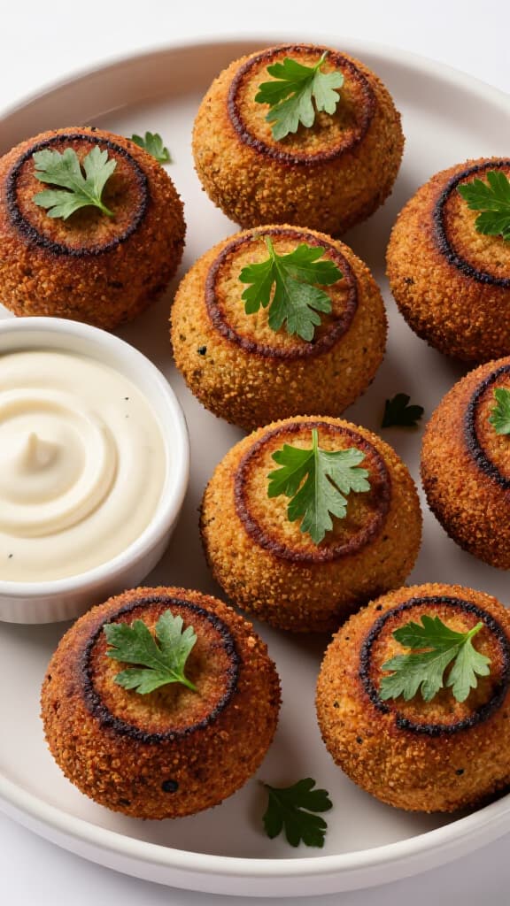 Authentic Falafel Platter in San Francisco