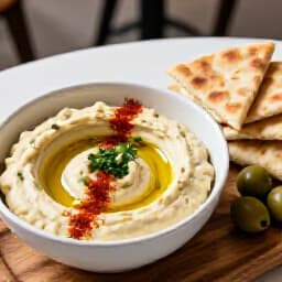 Vibrant Mediterranean Mezze Platter. A beautifully arranged platter featuring various authentic Mediterranean dishes like hummus, baba ghanoush, falafel, and fresh vegetables, showcasing Beluga Restaurant