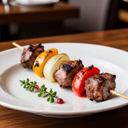 Exquisite spread of authentic Russian, Armenian, and Mediterranean dishes on a dinner table at Beluga Restaurant. A detailed view of various plates and beverages, showcasing a rich and diverse culinary experience perfect for an evening meal.