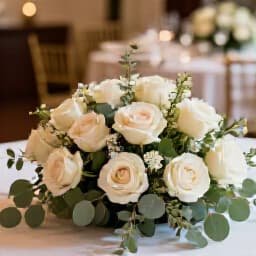 Elegant wedding reception hall at Beluga Restaurant & Banquet Hall in San Francisco. A beautifully decorated event space with tables set for a wedding, floral arrangements, and soft lighting, showcasing a perfect venue for memorable celebrations.