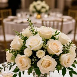 Elegant banquet hall setup for events in San Francisco