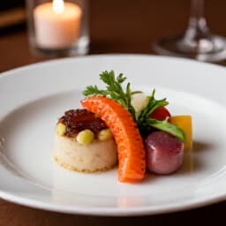 Elegant dinner table setting at Beluga Restaurant. A beautifully arranged dining table with exquisite place settings and subtle lighting, reflecting the upscale ambiance of Beluga Restaurant in San Francisco for a premier dinner dining experience.