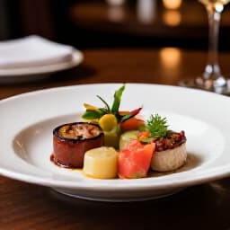 Beautifully presented holiday party catering menu selections. A festive spread of custom holiday food with Russian, Armenian, and Mediterranean influences, showcasing elegant event dining options.