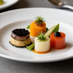 Delicious corporate catering spread with fresh dishes for a business meeting in San Francisco. An elegant buffet setup featuring a variety of gourmet food items, suitable for professional events.