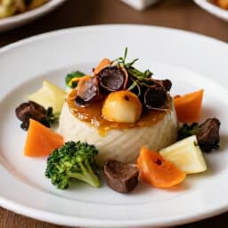 Elegant off-site catering setup with gourmet food in San Francisco, featuring diverse culinary offerings for an external event.