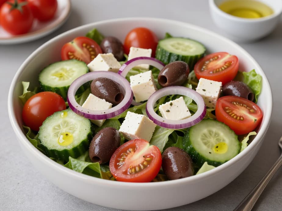 Vibrant Mediterranean Mezze Platter