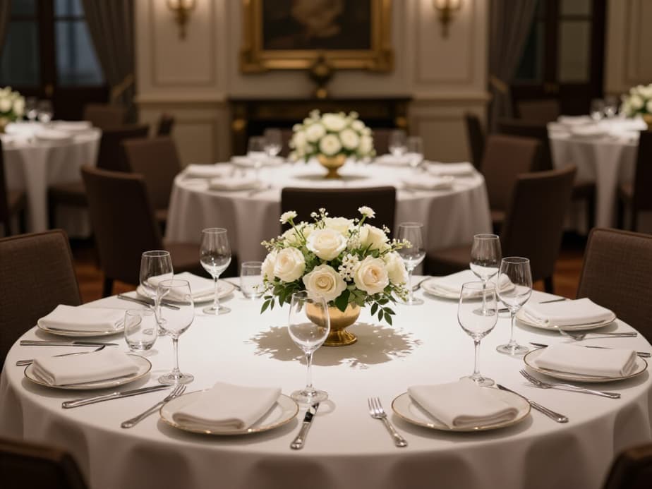 Premier San Francisco banquet hall set up for a celebration