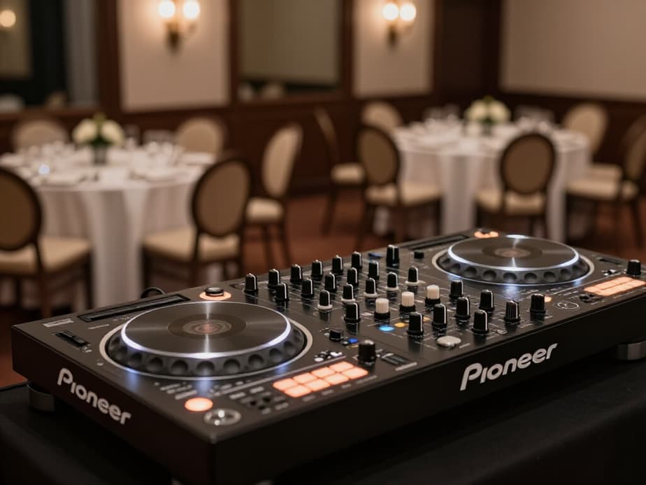 San Francisco Wedding Reception DJ Setup