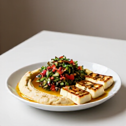 Authentic Russian, Armenian, and Mediterranean cuisine served at Beluga Restaurant. A beautifully presented dish, highlighting the unique flavors and culinary expertise available for events.
