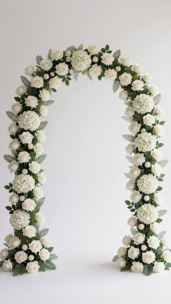 Elegant wedding ceremony set up at Beluga Restaurant & Banquet Hall in San Francisco. A beautifully decorated aisle with floral arrangements and seating, ready for a memorable wedding ceremony.