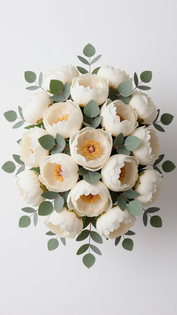 Elegant event decor setup in a banquet hall in San Francisco. A beautifully decorated dining area featuring white tables, stylish chairs, and sophisticated centerpieces with floral arrangements, ready for an unforgettable celebration.