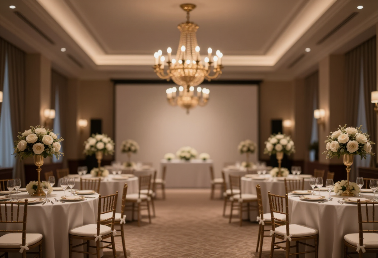 San Francisco Birthday Party Celebration Event Venue. A festive birthday party in progress at an elegant event venue, with guests celebrating and enjoying the atmosphere, ideal for creating memorable moments.